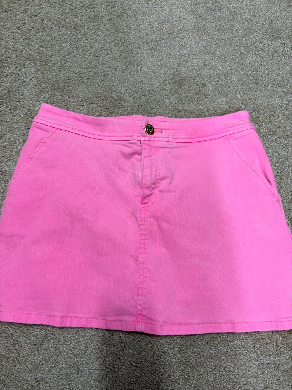 Lilly Pulitzer Hot Pink Mini Skirt